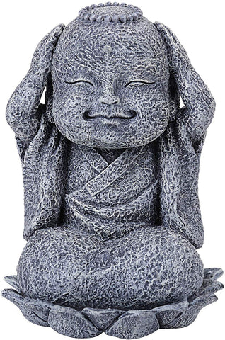 SUMMIT COLLECTION Happy Seated Jizo with Beads on Top of Head
