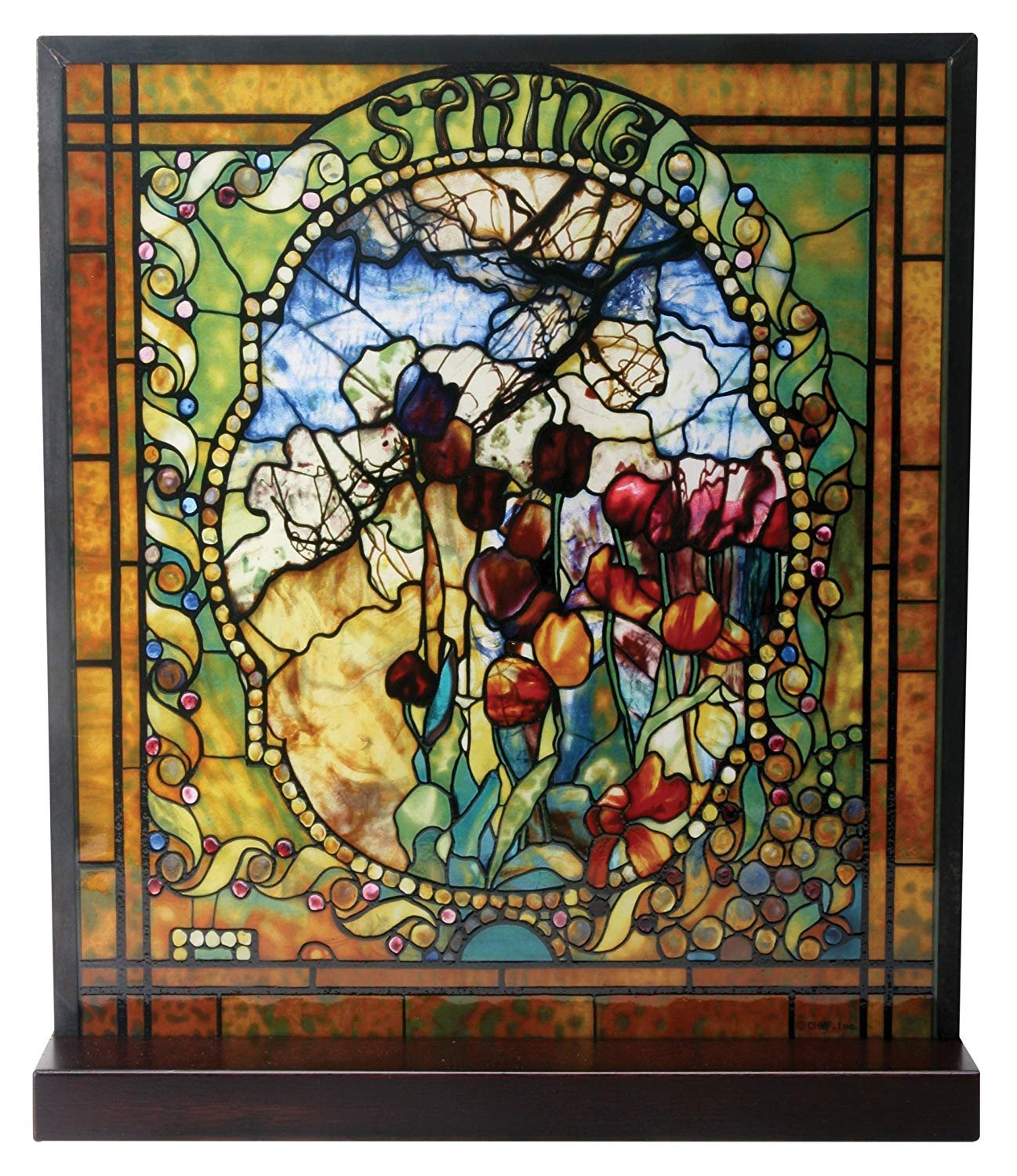YTC Tiffany Spring Stained Glass