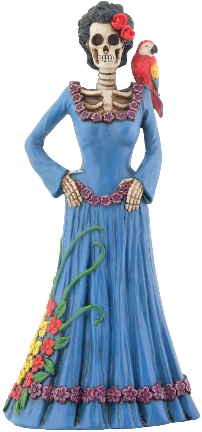 Day of The Dead Dod Blue Lady Figurine