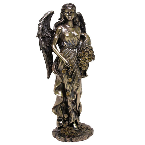 Pacific Giftware Angel of Abundance and Prosperity Abundia Angel Estatua Angel de la Abundancia 11 Inch Cold Cast Resin