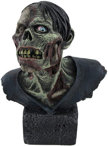 Gruesome Decomposing Zombie Bust Horror Accent Statue