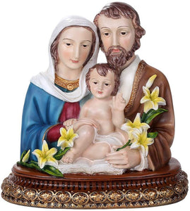 Pacific Giftware The Holy Family Mary Joseph Jesus Christians Catholic Collectible Religious Sculpture 10.25 Inch Tall