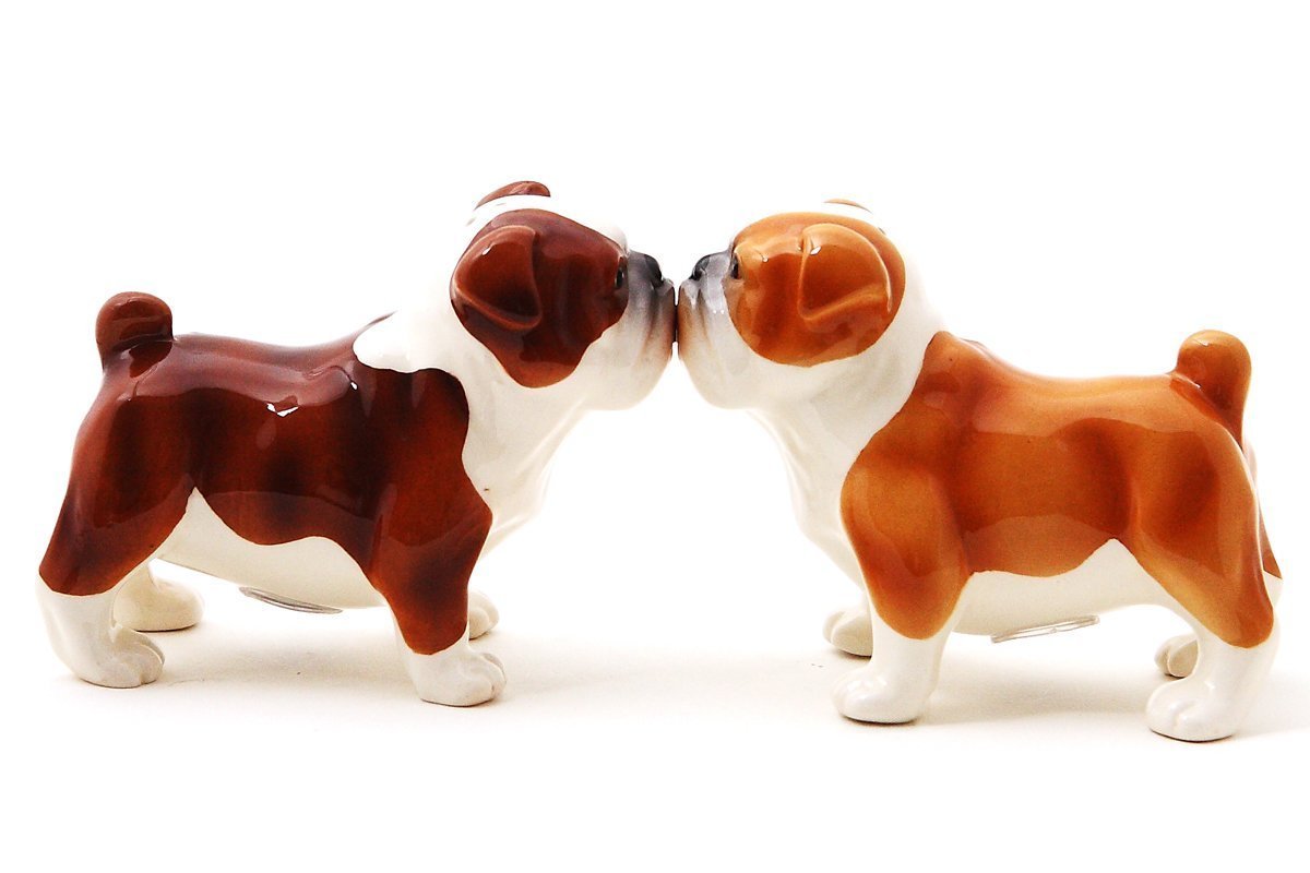 Bulldogs Attractives Salt Pepper Shaker Made of Ceramic