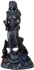 Pacific Giftware Hecate Goddess Figurine Statue Designed by Oberon Zell 9.5 Inch Tall