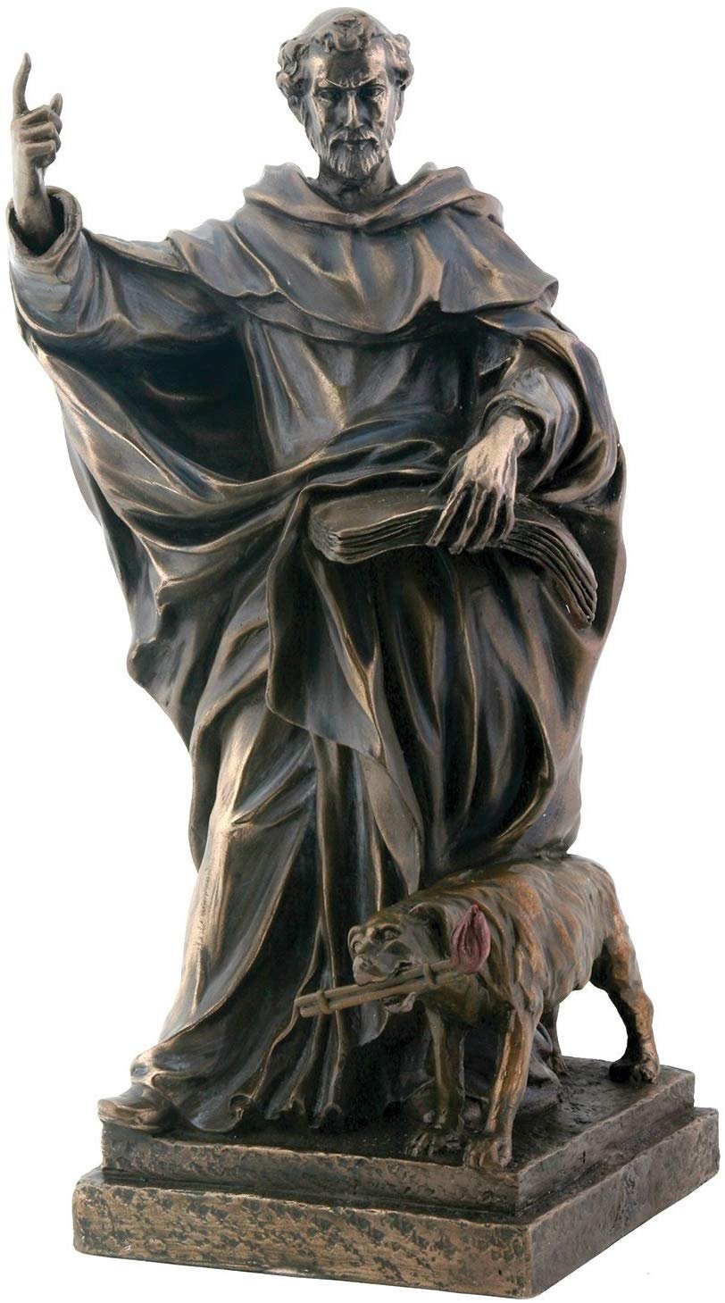 Saint Dominic Religious Catholic Priest Collectible Figurine