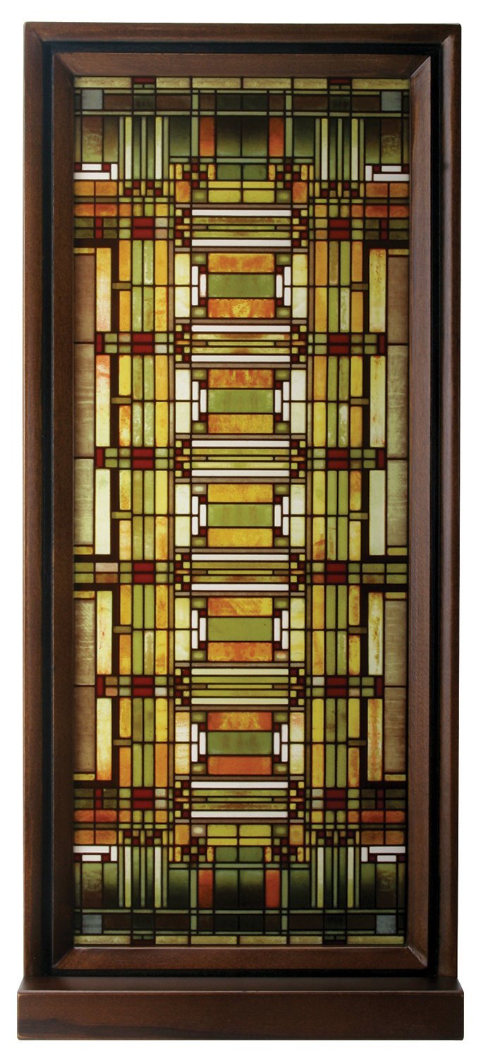 YTC Frank Lloyd Wright Oak Park Skylight Stained Glass