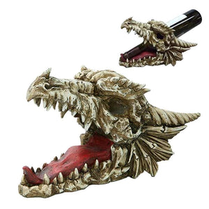 Dragon Skull Wine Bottle Holder