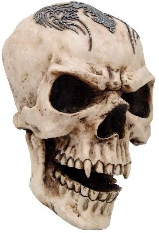 PTC Vampire Skeleton Skull Embellished Wall Statue Figurine