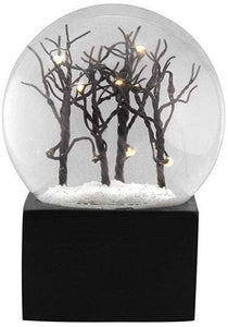 YTC Summit Black Tree Branches with LED Light Up Decorative Water Globe Multi Color