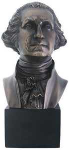 Summit President George Washington Bust Statue Sculpture, Bronze Finish