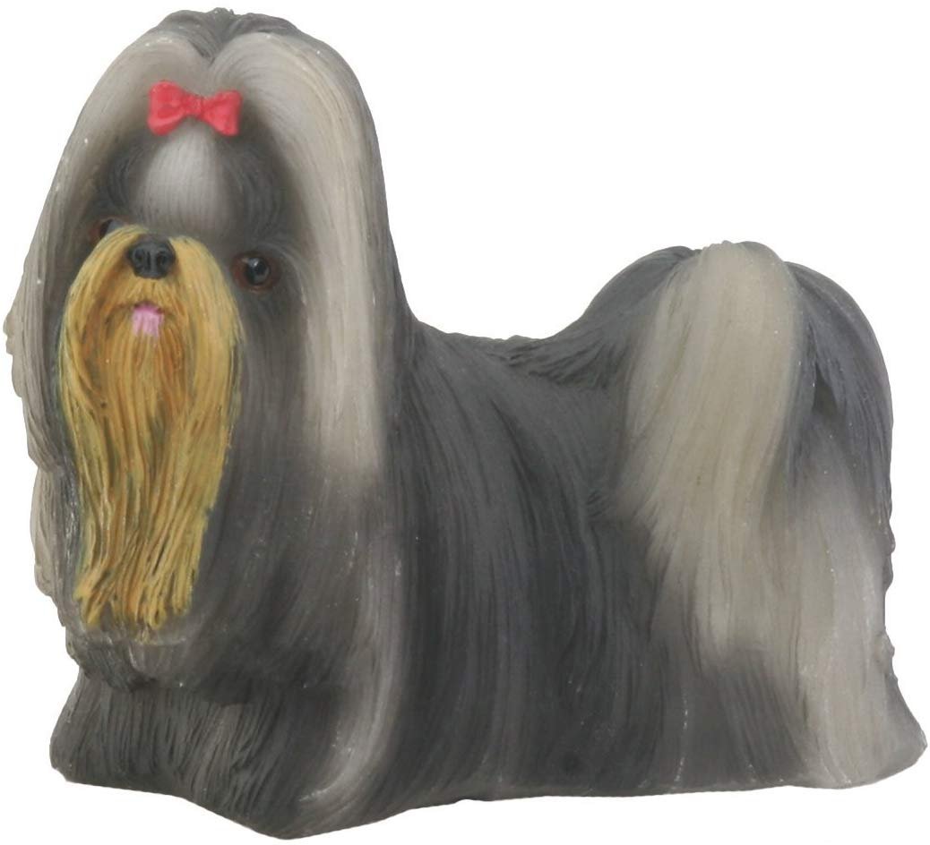 Shih Tzu Dog - Collectible Figurine Statue Figure Sculpture Puppy