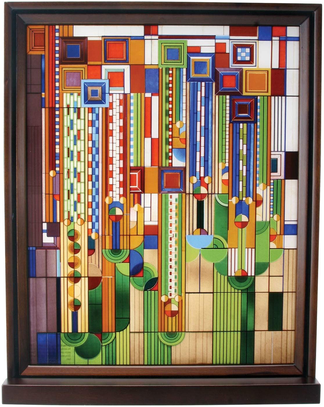 Frank Lloyd Wright Cactus Flowers Stained Glass