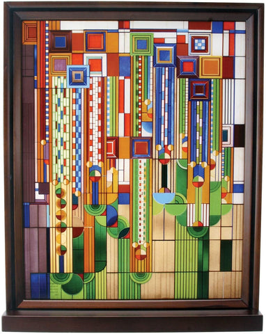 Frank Lloyd Wright Cactus Flowers Stained Glass
