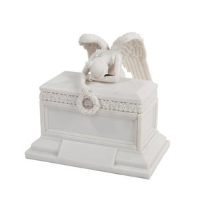 6 Inch Angel of Bereavement Keepsake Urn Religious Statue Figurine