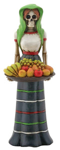 Fruit Lady Skeleton with Basket of Fruit
