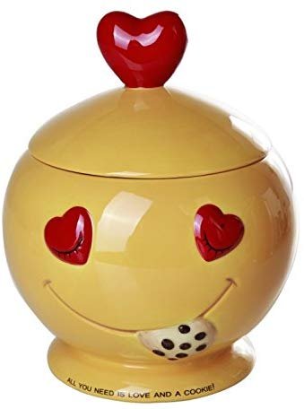 Pacific Giftware All You Need is Love and Cookies Ceramic Cookie Jar 8 Inch Tall
