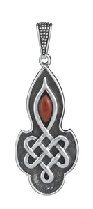 YTC Summit Celtic Ruby Pendant Collectible Jewelry Accessory Tribal Necklace Art