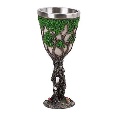 PT Tree of Life Treeman Collectible Resin Figurine Drinkable Goblet with Removable Stainless Steel Inner