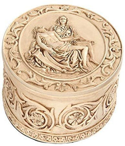 5.5 Inch Michelangelo's La Pieta Jewelry/Trinket Box Figurine