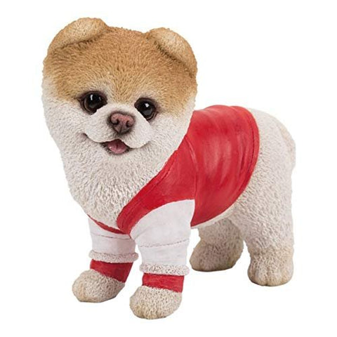 Pacific Giftware PT Short Hair Boo Dog with Gym wear Home Decorative Resin Figurine