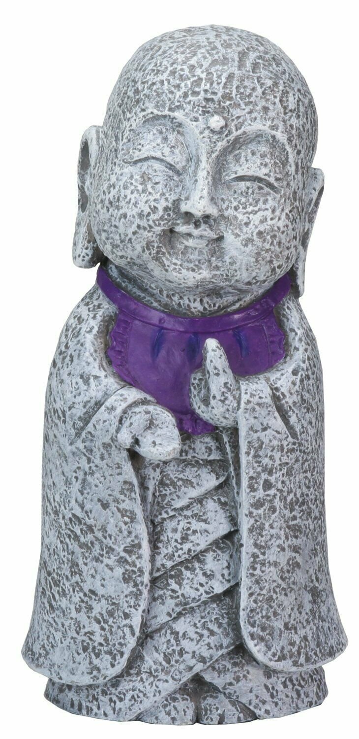 Ksitigarbha Jizo Ojizo Sama Japanese Figure, Purple