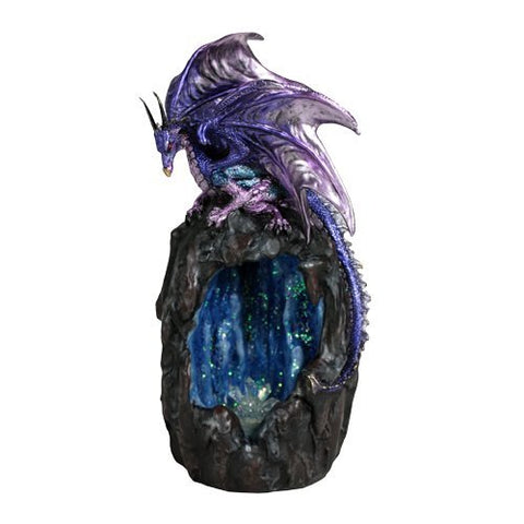 Blue Dragon Backflow Incense Tower Collectible Figurine