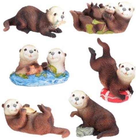 YTC Sea Otters (Set of 6) - Collectible Figurine Statue Sculpture Figure