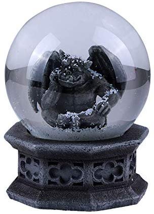 Winged Gargoyle Resin Figurine Water Snow Globes 100mm