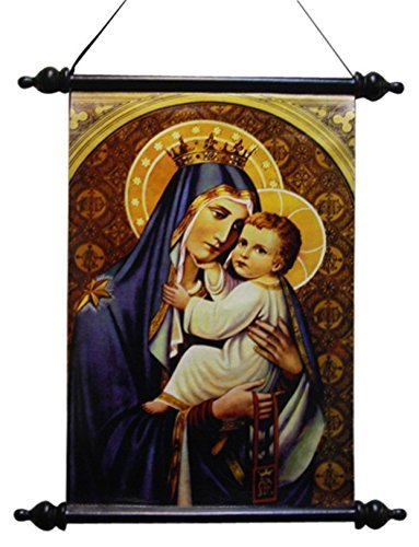 PTC 18 Inch Our Lady of Mount Carmel Religious Hanging Wall Art Scroll