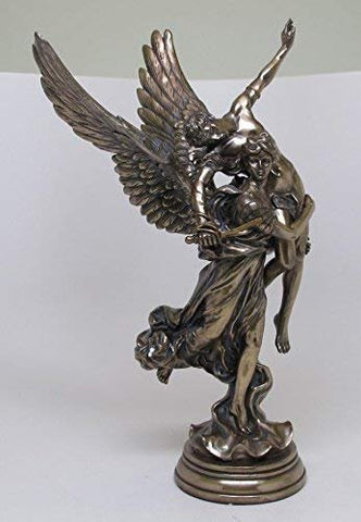PTC 12.25 Inch Winged Fame and Angel Mythological Statue Figurine