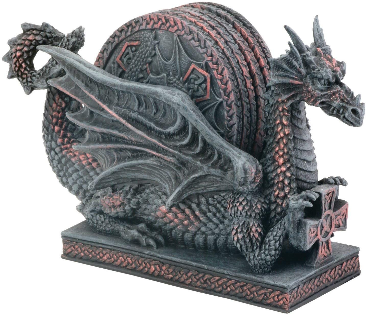 Dragon Cup/Plate Coasters Collectible Home Decoration