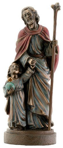 Joseph and Jesus Religious Christian Catholic Statue