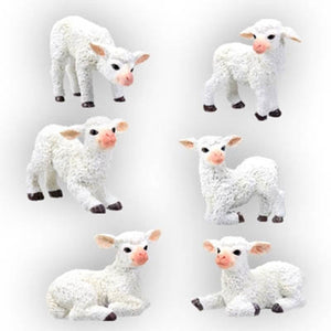 Sheep Collectible Figurine, Set of 6