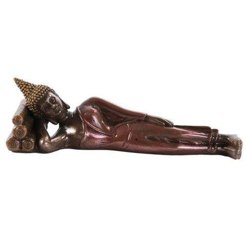 Sleeping Reclining Buddha Meditation Desktop Figurine Statue
