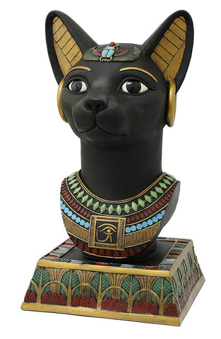 Pacific Giftware Egyptian Bastet Bust Resin Statue