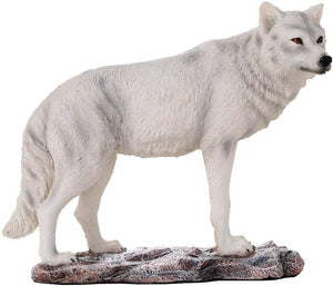 Pacific Giftware Majestic Lone White Wolf Collectible Figurine Statue Home Decor Gift