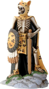 Day Of The Dead Skeleton Jaguar Warrior with Battle Gear Collectible