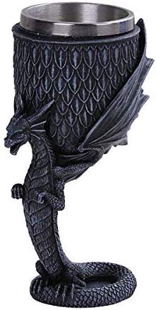 Pacific Giftware Anne Stokes Age of Dragons Winged Dragon Stand Goblet Resin Figurine Statue