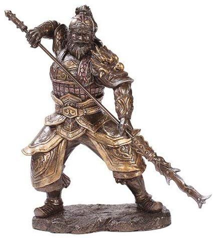 Zhang Fei Chinese General Home Decor Statue Made of Polyresin