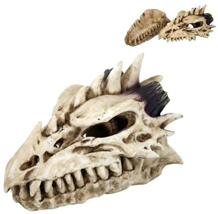 Dwarf Dragon Skull Incense Box Collectible Figurine