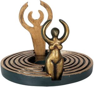 Pacific Giftware Dearinth Mini Altar Designed by Oberon Zell Mythic Images 5.5 Inch Diameter
