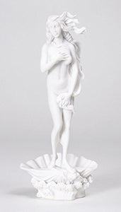 PTC 10 Inch Birth of Venus Greek Inspired Replica Marble Statue Figurine
