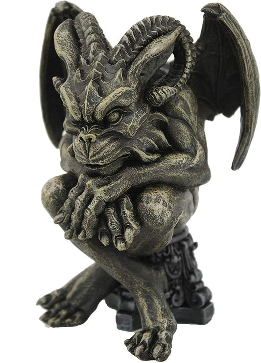 6" inches Gargoyle Resin Tabletop Statue Sculpture Figurine