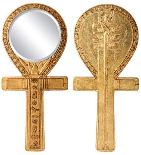 Djed Ankh Mirror Egyptian Decoration Accessory Decoration Collectible
