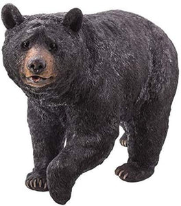 Pacific Giftware PT Large Size Realistic Look Statue Wildlife Black Bear Decorative Resin Figurine
