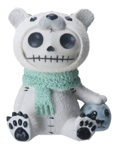 SUMMIT COLLECTION Furrybones Chilton Signature Skeleton in Polar Bear Costume with Baby Seal