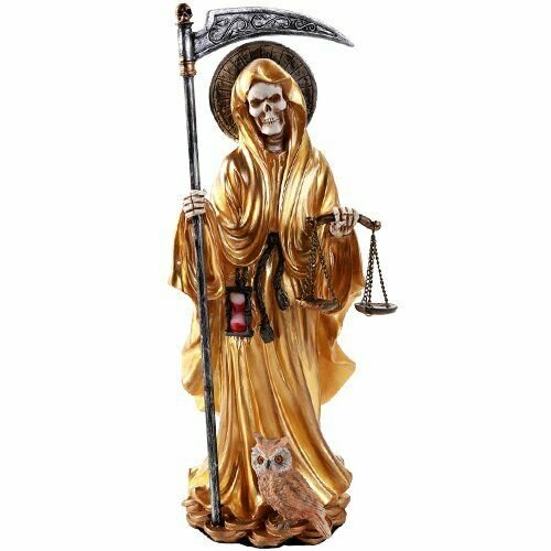 Pacific Giftware Santa Muerte Saint of Holy Death Standing Religious Statue 10 I