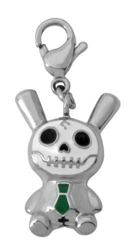 SUMMIT COLLECTION Furrybones Bunny Bun Bun Skeleton Boy Key Chain Charm
