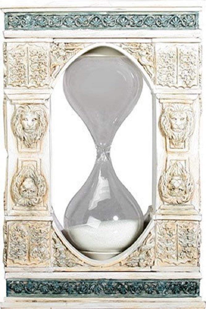 Leone Sand Timer Hourglass Lion Design Home Decoration Décor Keep Time New