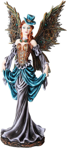 PTC 12 Inch Steampunk Dressed to The Nines Fairy Statue Figurine